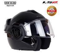 LS2 FF906 ADVANT FLIP FRONT ECE22.06 MODULAR MOTORBIKE FULL FACE HELMET BLACK XS