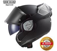 LS2 FF906 ADVANT FLIP UP FULL FACE ECE22.06 MODULAR MOTORCYCLE HELMET MATT BLACK