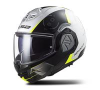 LS2 FF906 ADVANT Flip-Up Helmet Codex White/BlackS White,Black