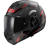 LS2 FF906 ADVANT KUKA flip-up helmet matt black-red XXL