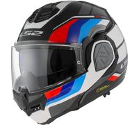 LS2 FF906 Advant Modular 180° Flip Front Dual Visor Full Face Motorbike Helmet Sport. ECE 22.06 Certified. Complete With Pinlock and Luxury Camo Backpack Style Carry Bag. (Large)