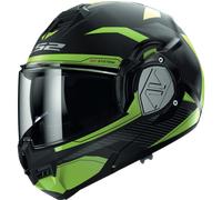 LS2 FF906 Advant Revo Matt Black Fluo Modular Flip up front Motorcycle helmet