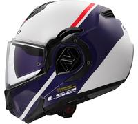 LS2 FF906 Advant Swipe Helmet, white/blue/red, size XS (53/54)