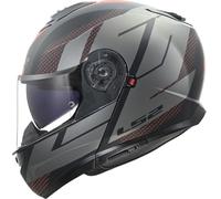 LS2 FF908 Strobe II Code Helmet, black-grey, size M for Men