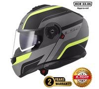 LS2 FF908 STROBE II FLIP-UP FULL FACE MOTORCYCLE MODULAR CRASH HELMET CODE MONZA