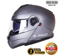 LS2 FF908 STROBE II FLIP-UP FULL FACE MOTORCYCLE MODULAR CRASH HELMET CODE MONZA