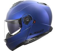LS2 FF908 STROBE II FLIP UP MODULAR MOTORCYCLE CRASH HELMET MATT NAVY BLUE