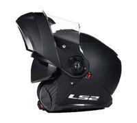 LS2 Motorcycle Helmet. Modular/Flip Front. FF908 STROBE II MATT BLACK-06 (3XL) 65-66cm