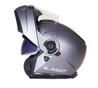 LS2 Helmets Motorcycle Modular Helmet FF908 Strobe II Flip-up Full-Face Black S