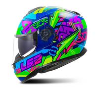 LS2 FF908 Strobe II Modular Helmet Blue/GreenXXL Blue,Green