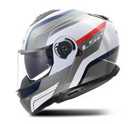 LS2 FF908 Strobe II Modular Helmet Monza White/Blue/RedXXL White,Blue,Red
