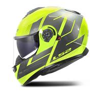 LS2 FF908 Strobe II Modular Helmet Yellow/GreyS Yellow,Grey