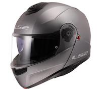LS2 FF908 Strobe II Solid Helmet, silver, size L for Men