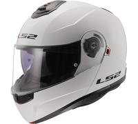 LS2 FF908 Strobe II Solid Helmet, white, size L for Men