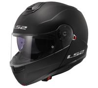LS2 Motorcycle Helmet. Modular / Flip Front. FF908 STROBE II MATT BLACK-06 (XL) 61-62cm