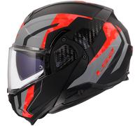 LS2 FF910 Advant II Glide, modular helmet S Matt Black/Grey/Red