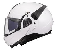 LS2 FF910 Advant II Flip Over Flip Front Motorcycle Helmet Black White Motorbike