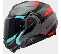 LS2 FF910 Advant II Triple Helmet, grey-red-blue, size 2XL for Men