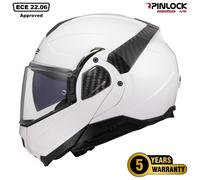 LS2 FF910 ADVANT II SOLID Klapphelm weiss M