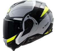 LS2 FF910 ADVANT II MODULAR FLIP FRONT FULL FACE MOTORCYCLE HELMET TRIPLE GREY