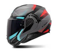 LS2 FF910 Advant II Triple, modular helmet 3XL Grey/Light Blue/Red