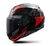 LS2 FF910 Advant II Astral Helmet, black-red, size S for Men