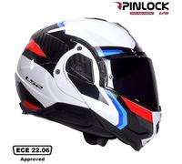 LS2 FF910 Advant II Triple, modular helmet L White/Black/Blue/Red