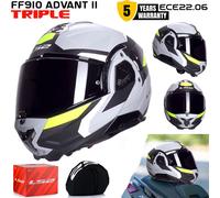 LS2 FF910 Advant II Modular Helmet GreyXXL Grey