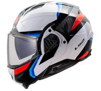 LS2 FF910 Advant II Triple Helmet, white/blue/red, size XL (61/62)