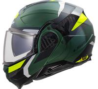 LS2 FF910 Advant II Triple Helmet, green, size 2XL for Men