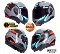 Ls2 Ff910 Advant Ii Triple Modular Helmet Grey 2XL
