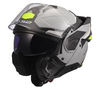 LS2 FLIP UP MODULAR MOTORCYCLE HELMET FF910 ADVANT II TRIPLE DUAL VISOR TOURING
