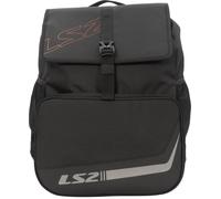 LS2 Freedom 25L waterproof Motorcycle Backpack, black for Men