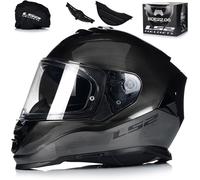 LS2 FULL FACE DUAL VISOR ECE22.06 MOTORCYCLE CRASH HELMET FF800 STORM-II JEANS
