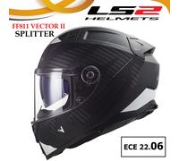 LS2 Full Face Motorcycle Helmet FF811 VECTOR II Dual Visor ECE2206 + Bike Cover