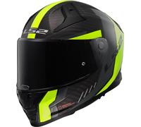 LS2 Full Face Motorcycle Helmet. Vector II Carbon Road Touring Motorbike Lid. FF811. ECE22.06 - Grid H-V YELLOW-06 L (XL) 61-62cm