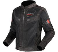 LS2 Garda Air Mesh Textile Jacket Motorbike Motorcycle - Black / Red