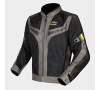 LS2 Garda Air Moto Motorcycle Textile Jacket Green / Black / Hi-Viz Yellow