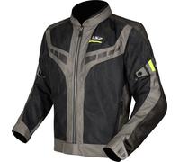 LS2 Garda Air Motorcycle Textile Jacket, black-yellow, size L for Men