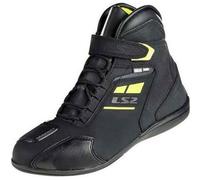 LS2 Garra Waterproof Motorcycle Motorbike Short Boots Black / Hi-Viz Yellow