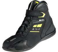 LS2 Garra waterproof Motorcycle Shoes, black-yellow, size 40 for Men
