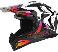 LS2 Helm Fast II Wash MX708 schwarz / weiß Größe XS | | Doppelring | PolyCarbonat | geeignet für Moped/Maxi-Roller/Motorrad/Schaltmoped