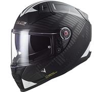 LS2, Integral Motorcycle Helmet Vector II Splitter Matt Black White 4XL