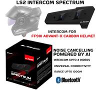 LS2 INTERCOM SPECTRUM BLUETOOTH KIT FOR LS2 FF901 ADVANT X HELMETS UNIVERSAL FIT
