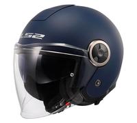 LS2, Jet Classy Solid Navy Blue Motorcycle Helmet, S