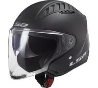 LS2, Jet Copter II Matt Black Motorcycle Helmet, S