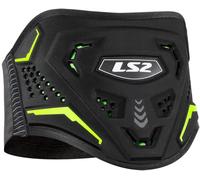 LS2 Koku Wide Kidney Belt, black/neon yellow, size XS/S