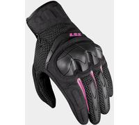 LS2 Kubra Ladies Motocycle Gloves, black/hotpink, size L