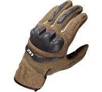 LS2 Kubra Motorbike Motorcycle Summer Gloves - Brown