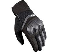LS2 Kubra Motorcycle Motorbike Mesh Textile Gloves Black